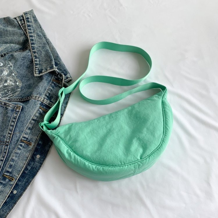 U Home Fitting Room Same Style Shoulder Nylon New Fabric Micro Wrinkled Waterproof Crossbody Yangqi Dumpg Bag