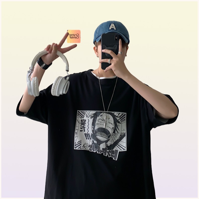 Anime One Piece T-shirt Japanese Harajuku T Shirt for Men Women Clothes Monkey D ffy Tshirt Male Streetwear Tee Top Summer