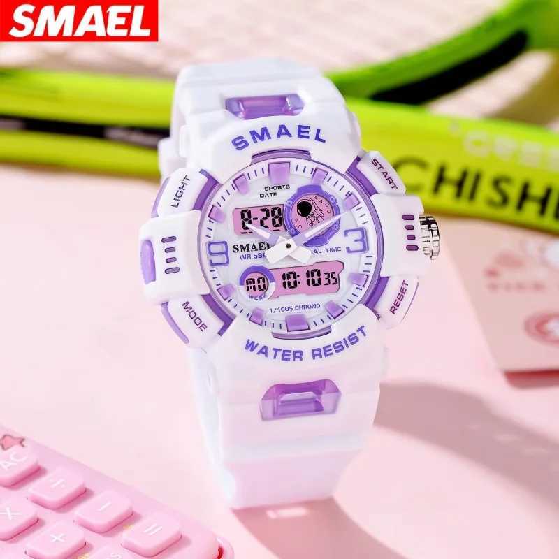 SMAEL 8083 Student Digital Youth Movement Mtifunctional Candle Alarm Clock Waterproof Luminous Girl Ectronic M241128