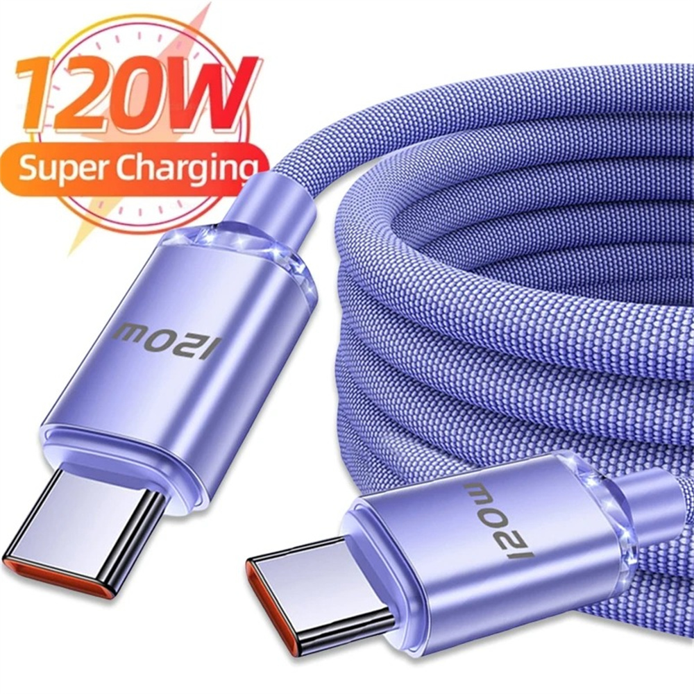 Super Fast Quick Charging 6A 120W USB C to USB-C PD Cable 1m 1.5M 2M Type c Cables For Samsung S10 S20 S23 S24 Htc LG Android phone 15/15promax