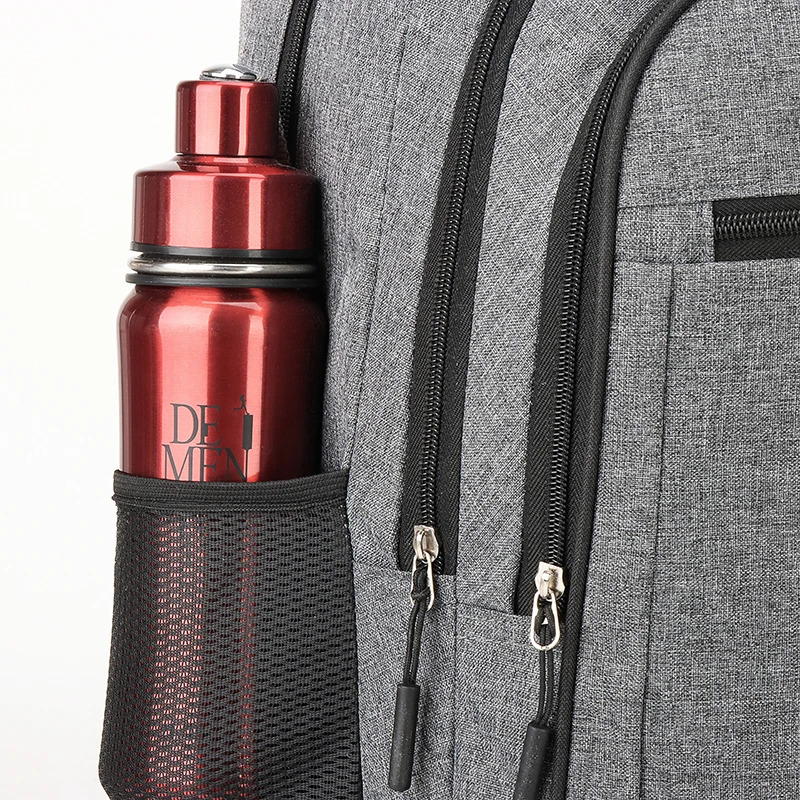 Large Capacity Backpack Mens And Womens Student Computer BagMulti Pocket Waterproof Wearresistant Commuting BackpackChr y241126