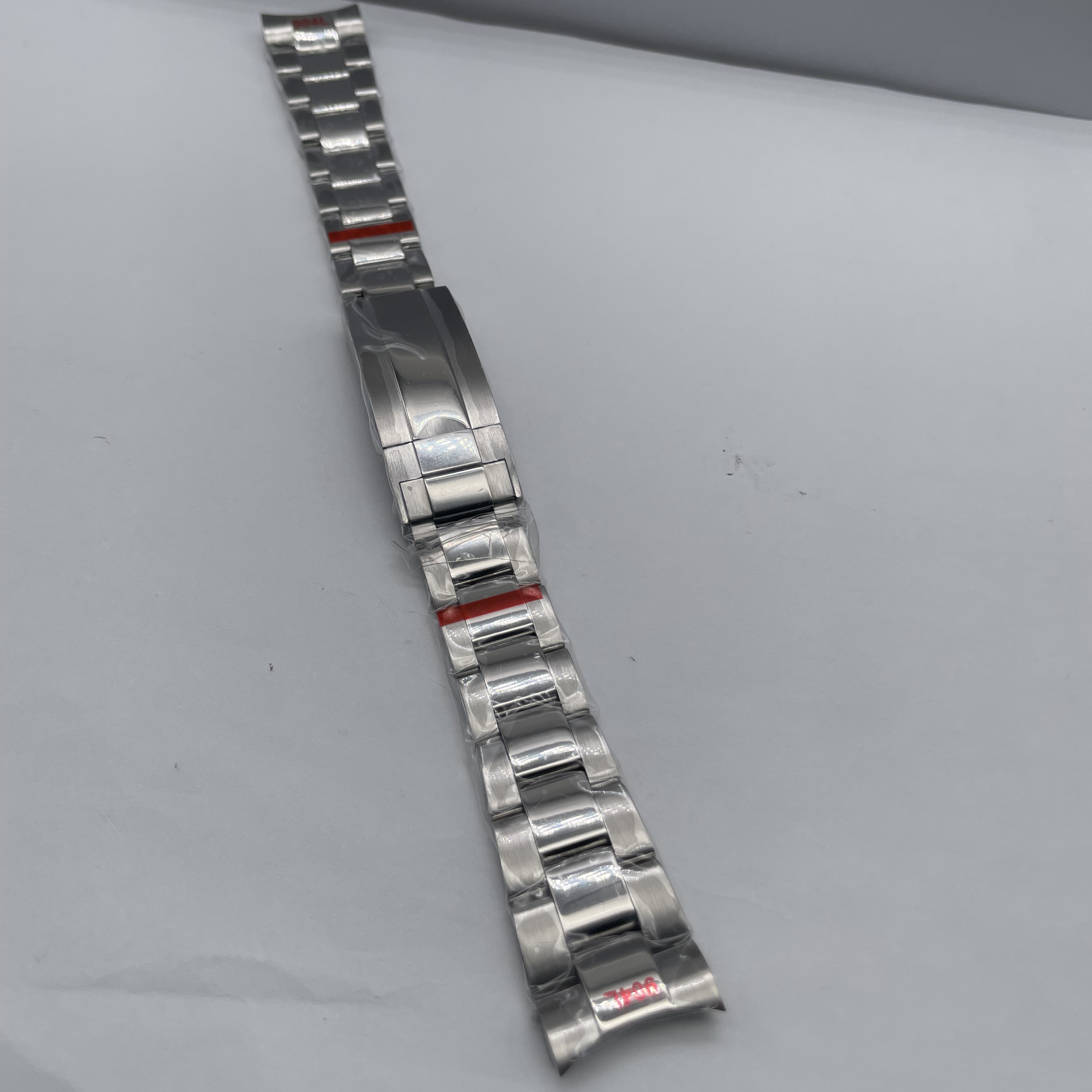 Swish 20mm Silver 904L Stainless Steel Watch Band Wrist Strap for SUB GMT Watch Case Mod Parts Accessories Bracelet Clasp Strap