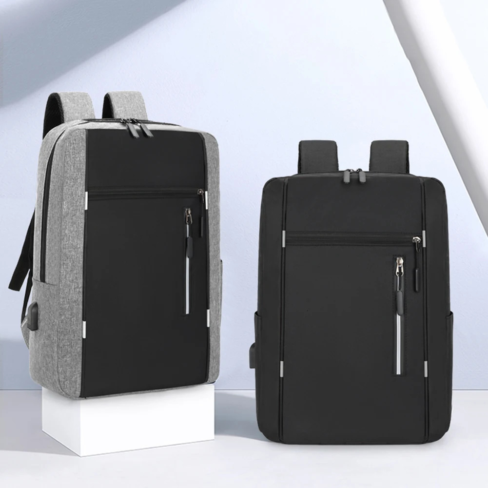 3Pcs Casual Bag Set Laptop Backpack Travel Book Multifunction Long Pouch With USB Interface for Outdoor 241126
