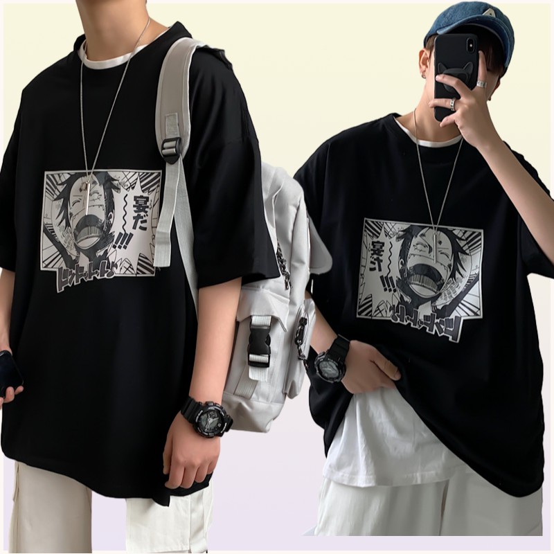 Anime One Piece T-shirt Japanese Harajuku T Shirt for Men Women Clothes Monkey D ffy Tshirt Male Streetwear Tee Top Summer