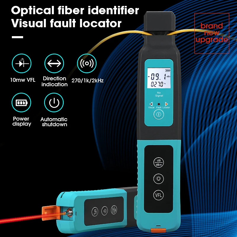 Portable Light source Optical light source Optical Power Meter +AUA-40 Live Fiber Identifier Optical Fiber Identif VFL OPM