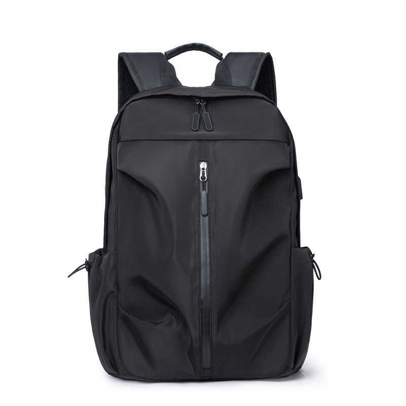 New fashionable and casual backpack with large capacity for middle and high school students, lightweight and simple backpack