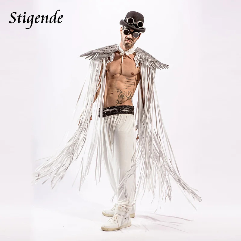 Sequin corner wing party dress raincoat womens fashion role-playing clothing accessories 241128