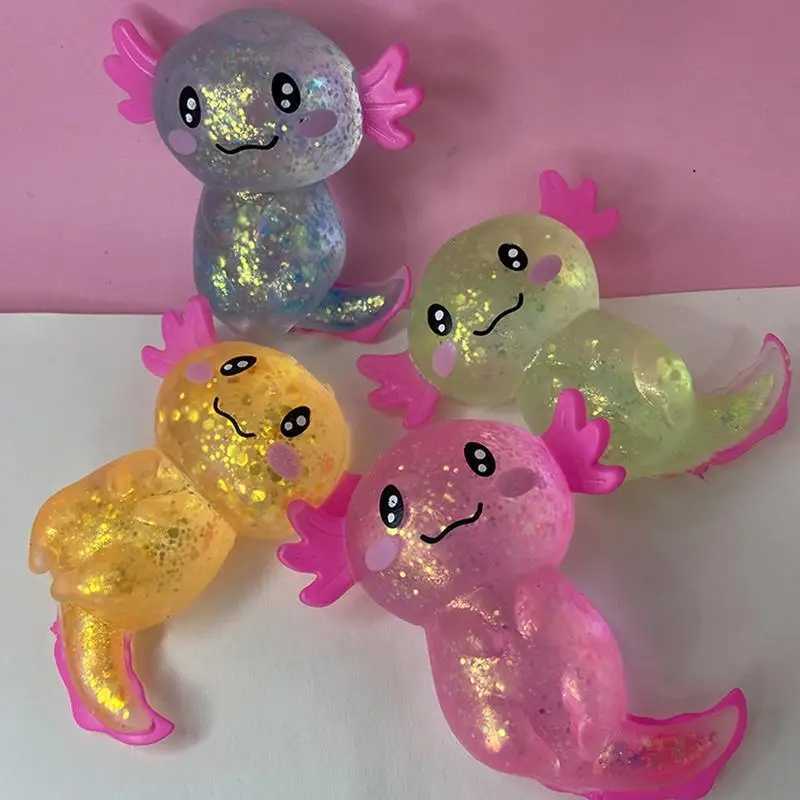 Axolotl Fidget Toy Slow Rising Stress Ball Fidget Toys Axolotl Squeeze Fidget Toy Antistress Toy For Girls Boys Birthday GiftsXJ241129