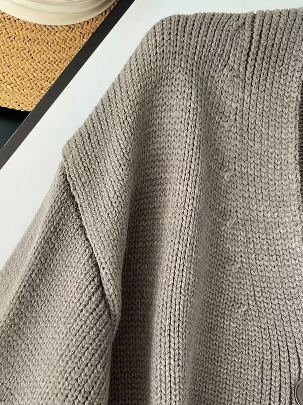 ZDV15 Cashmere Cardigan Womens Autumn Fashion Sweater 241128