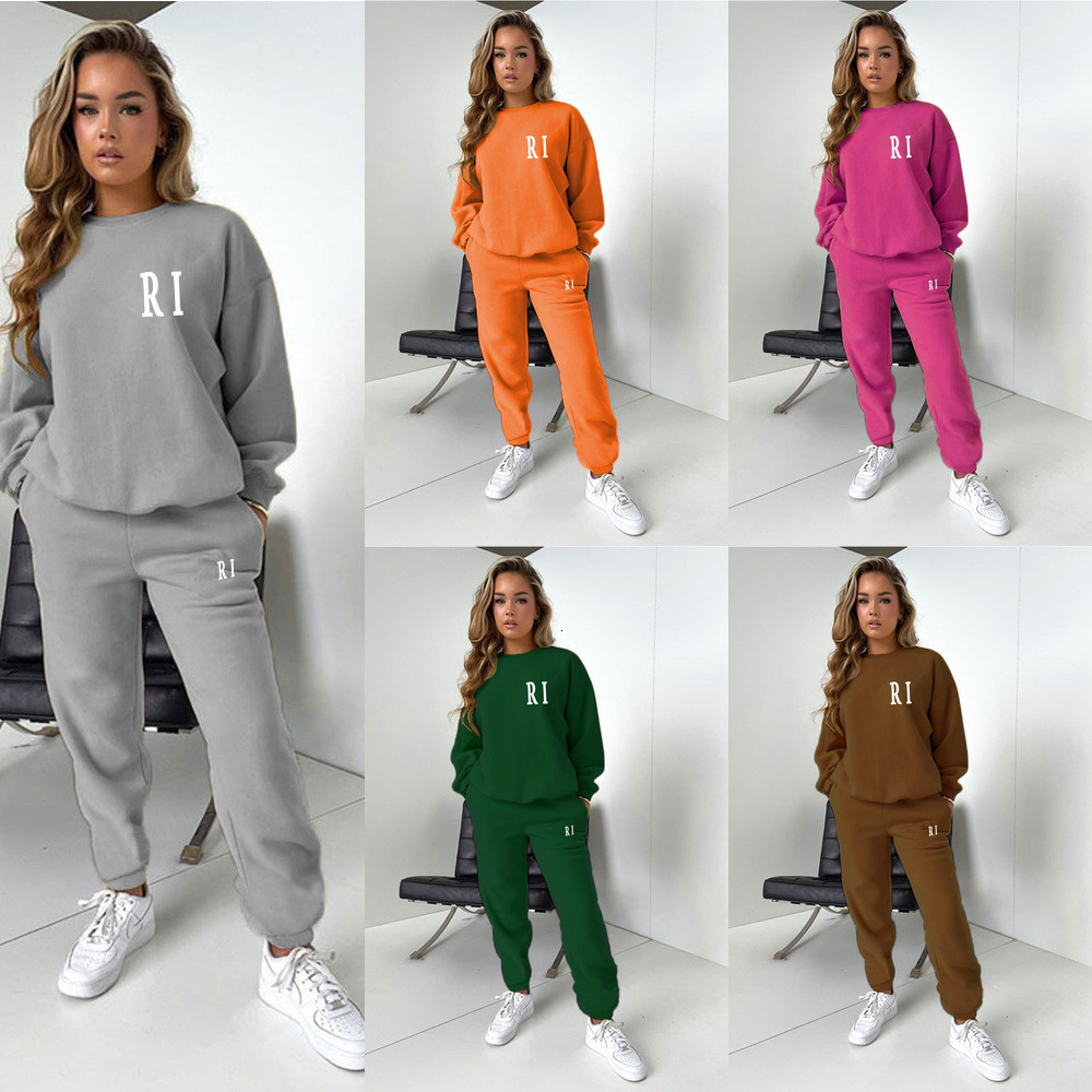 Fall Designer Tracksuit Plus Size Two Piece Set Women Top And Pants Track Suit Womens Clothes Casual 2 Pieces Outfit Sports Jogging Suits Sweatsuit 4xl 5xl