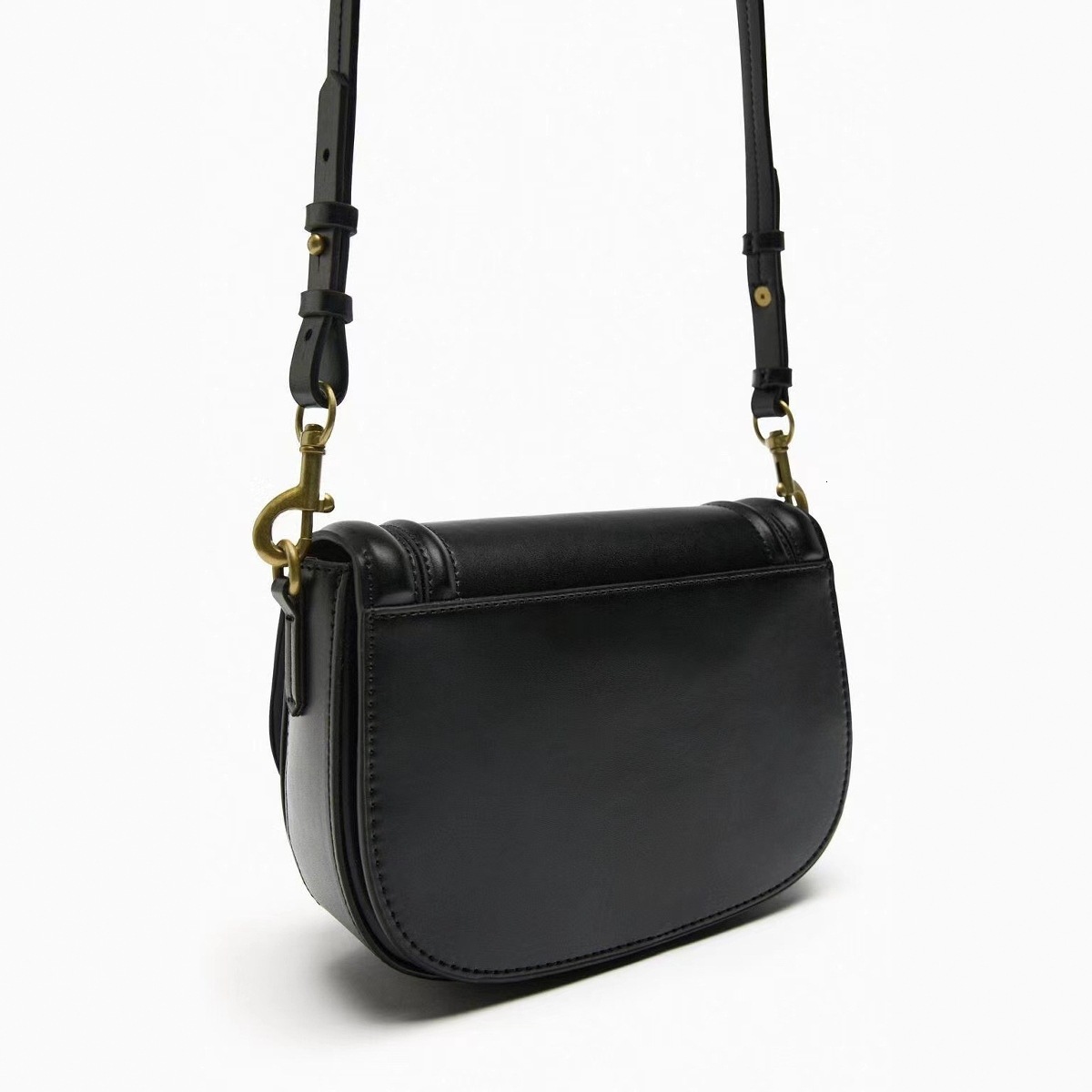 Saddle Crossbody Bags For Women Casual Wide Strap Underarm Shoulder Bag Female Leather Designer Handbags Mujer