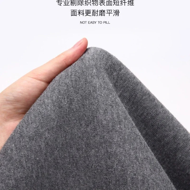 Womens wool thick underwear set winter O-neck ultra soft long sleeved top long sleeved John home set 241122