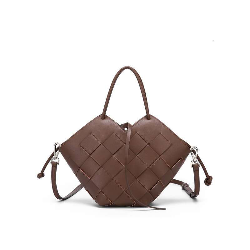 LEMON KOKO Women's Design Portable Brand New Original Woven Single Shoulder Crossbody Bag Large Capacity Women's Bag
