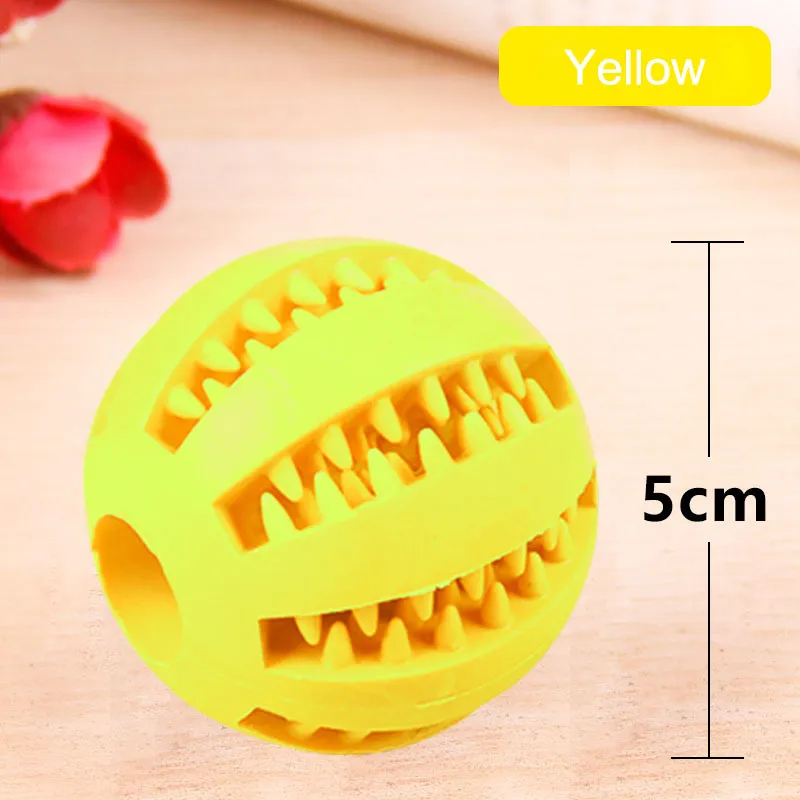 Rubber Chew Ball Dog Toys Training Toy Toothbrush Chews Food Balls Pet Product