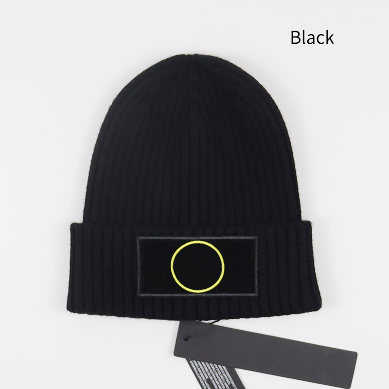 Designer Knitted Beanie Winter Luxury Hat Stone Embroidery Hats For Men Beanies Outdoor Women Hat Wool Knitted Bonnet Hot High Quality Gift