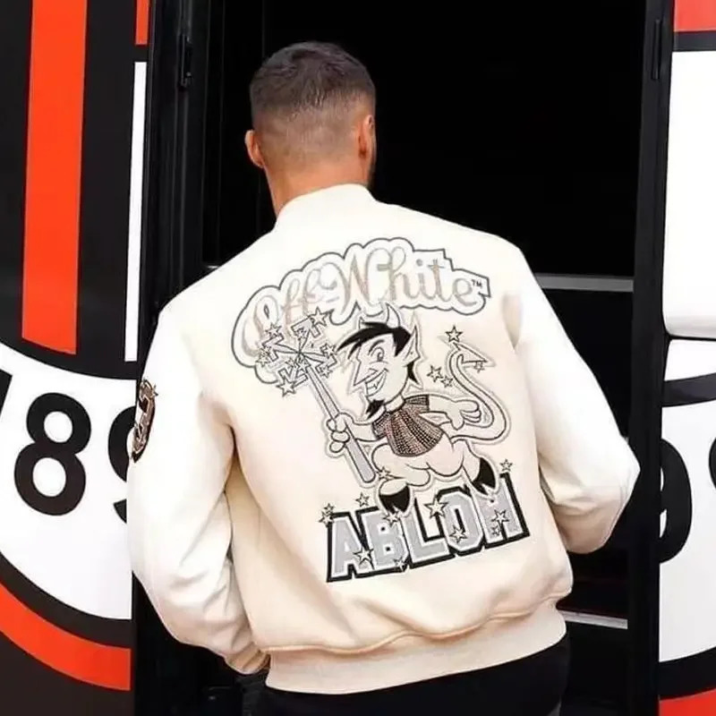 Street Hip Hop Heavy Industry Jacket And Coat Men Y2K Harajuku Fashion Joker Baseball Uniform Couple Casual Jackets 240415