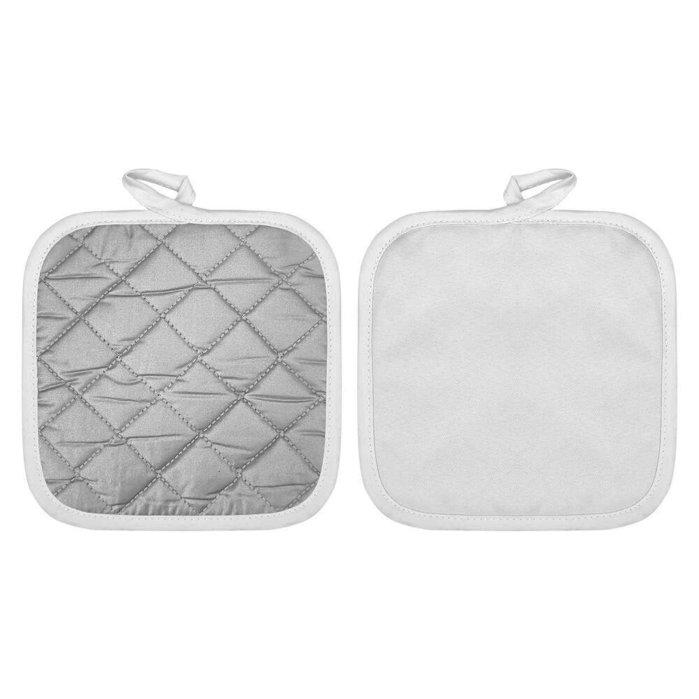 8 inch Linen Sublimation Pot Holder Blank Customized Printing Kitchen Cookware Sublimated Pot Holders