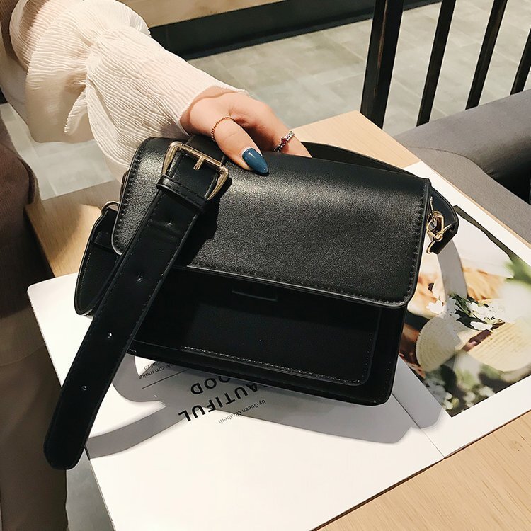 Classic Designer PU Leather Crossbody Bag For Women Bags Handbags Women Handle Handbag Fashion Shoulder Messenger Bag Ladies Small Flap Bag