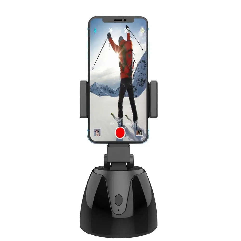 Auto Smart Shooting Selfie Stick 360° Rotation Object Face Tracking Camera Mobile Phone Holder Vlog Tripod for Video Recording 240422