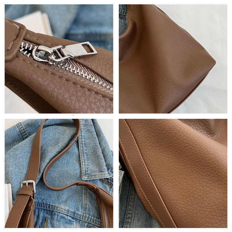 Large Capacity Bag For Women, New Fashionable High-End Texture, Versatile Single Shoulder Crossbody, Commuting And Work Tote, Classic B2