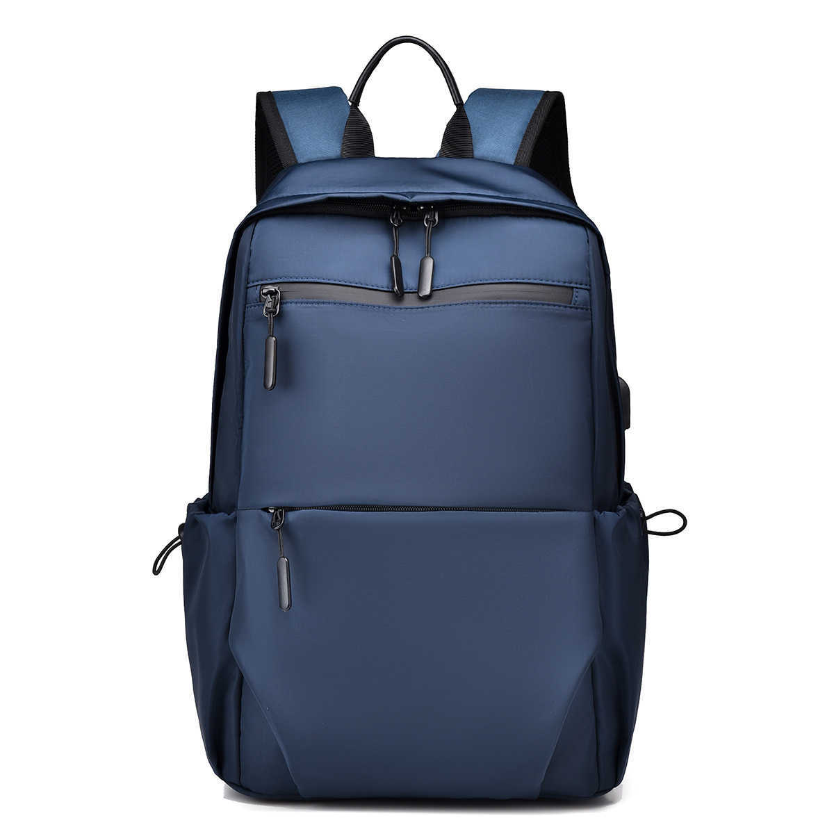 New Men's Commuting Backpack with Large Capacity and Simple Design, College Student Backpack, Computer Bag, Casual 241129