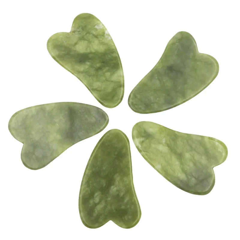 2024 Guasha Natural Stone Jade Face Massage Gua Sha Massager Tool Massage Jade Roller Set visage rouleau de massage rouleau visagefor