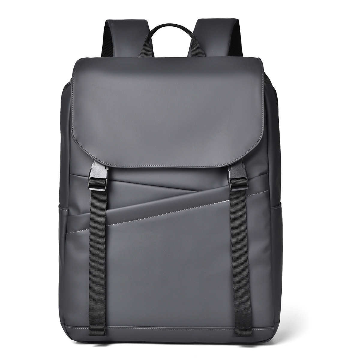 New Casual Business Computer Bag Men's Multifunctional Backpack Large Capacity College Student Lightweight 241129