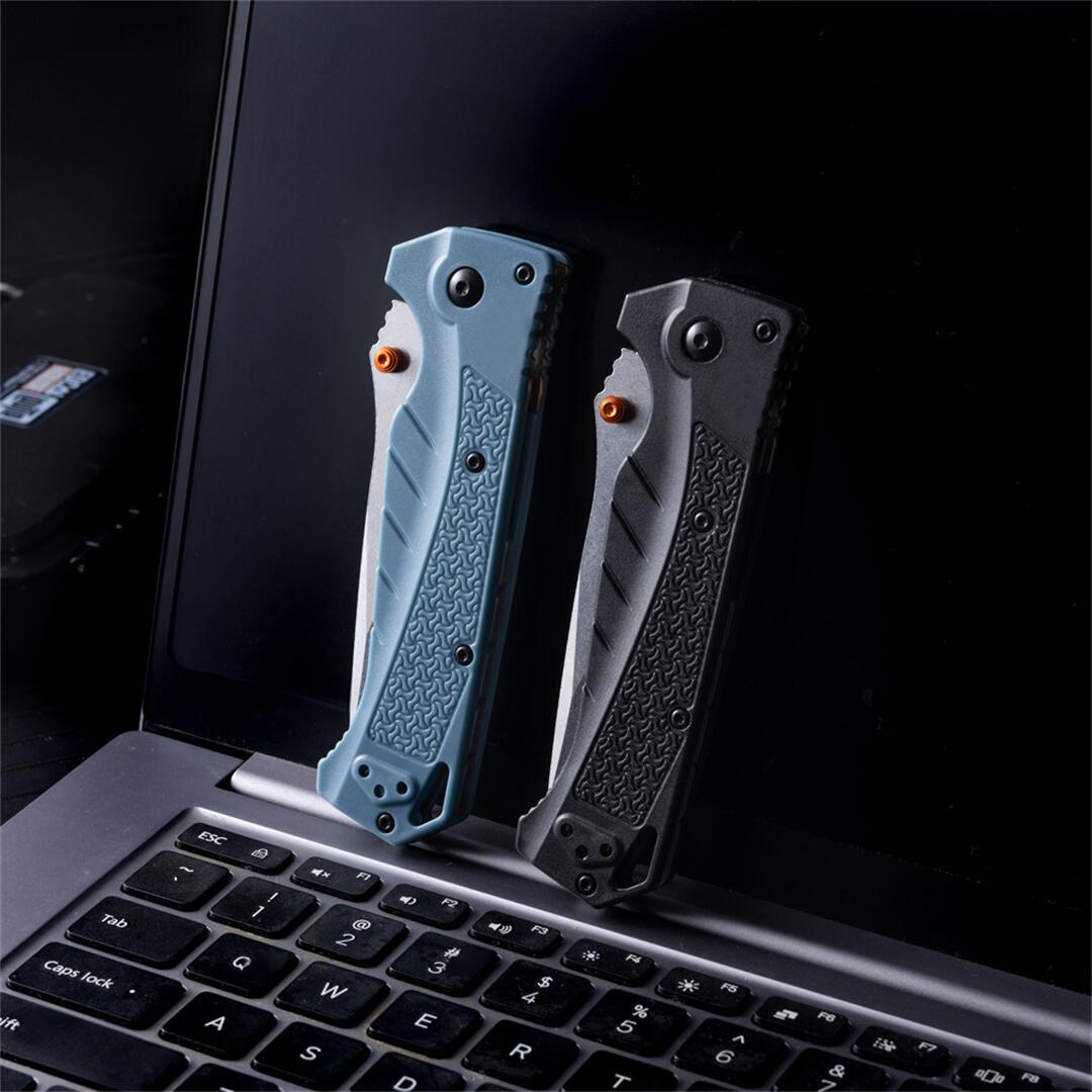BM Adira 18060 Assisted Folding Knife 9Cr18Mov Stonewash Finish Blades Deep-carry Pocket Clip Tactical Survival Rescue Hunting 533 535 940 EDC Knives