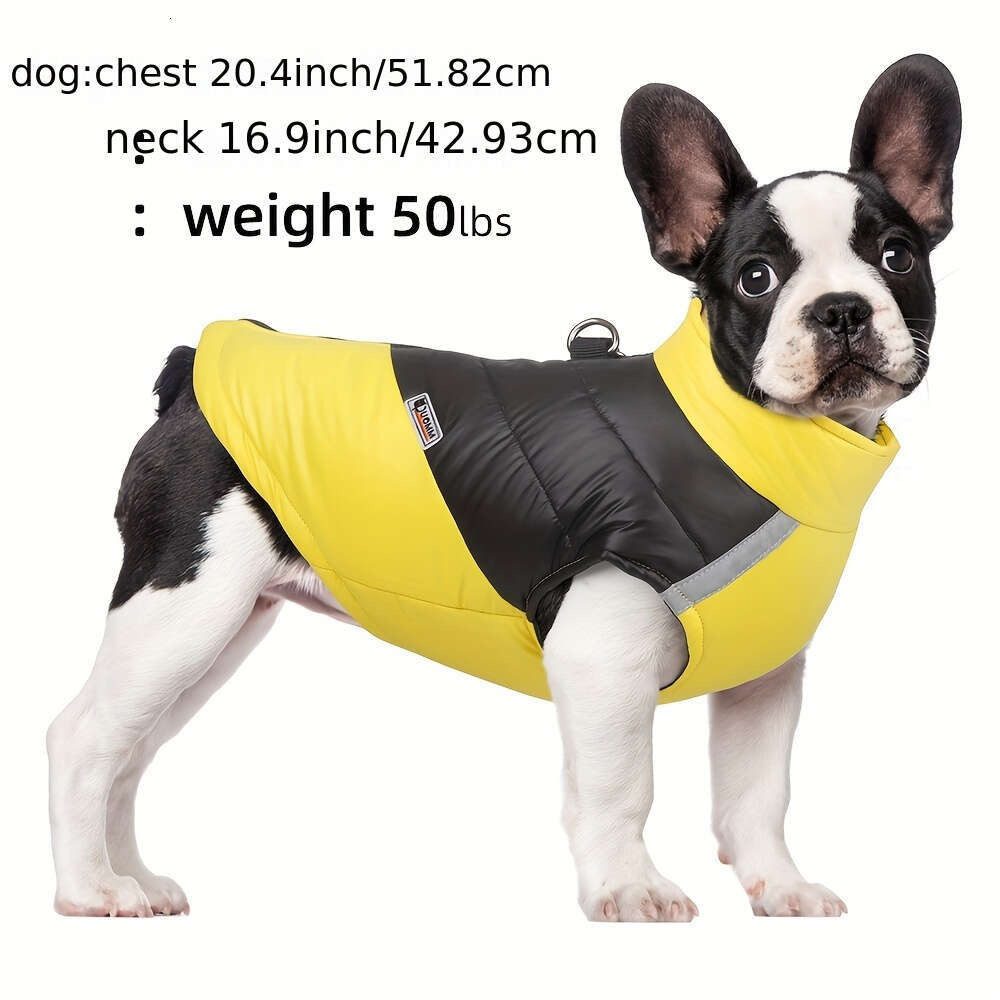 Small, Medium, Large Dogs Waterproond Warm Winter Coat, Reflective and Comfortable Pet Jacket