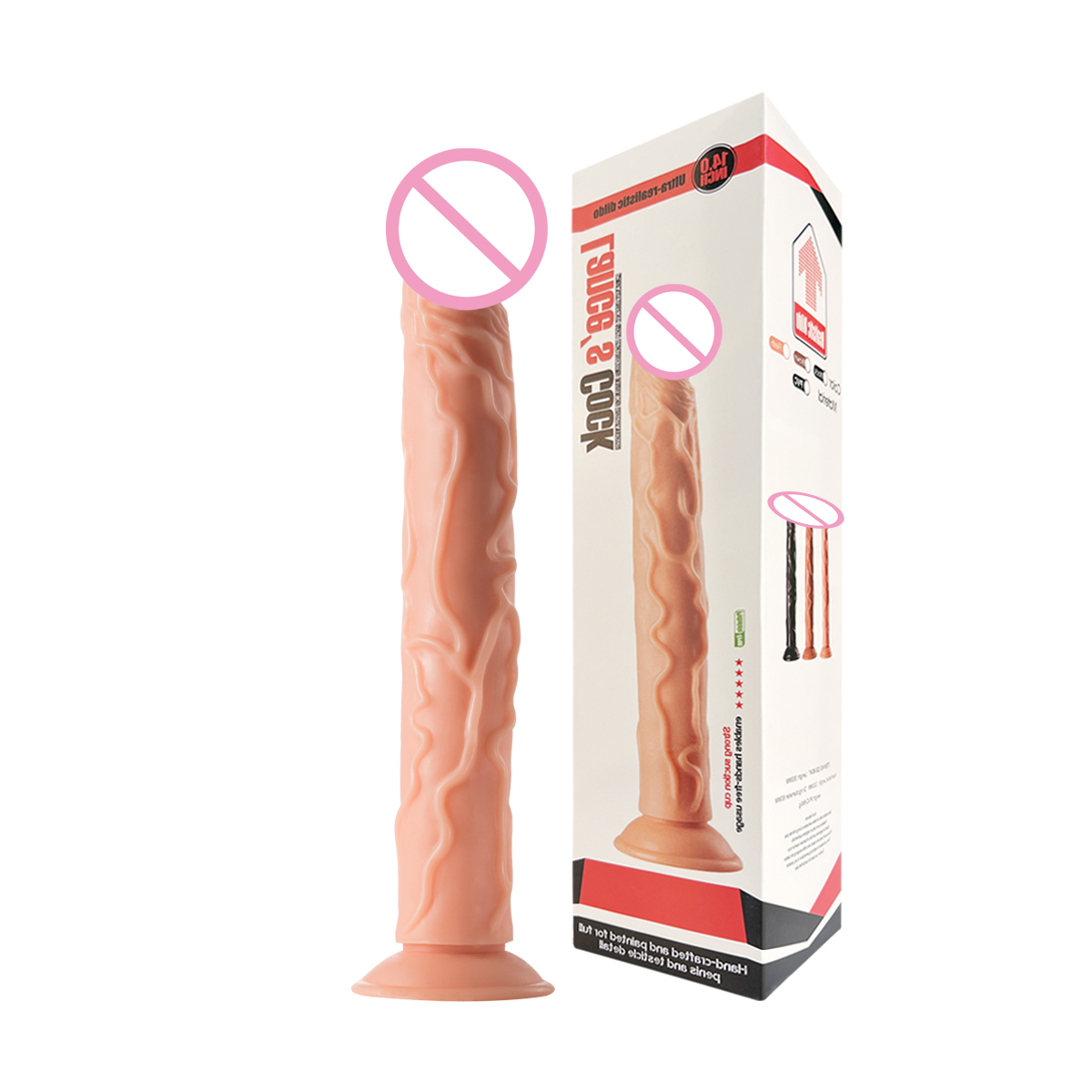 Male sex toy Dildos Long Dong for Sided Anal Play G-spot Stimulator Sex Toys for Women Couple
