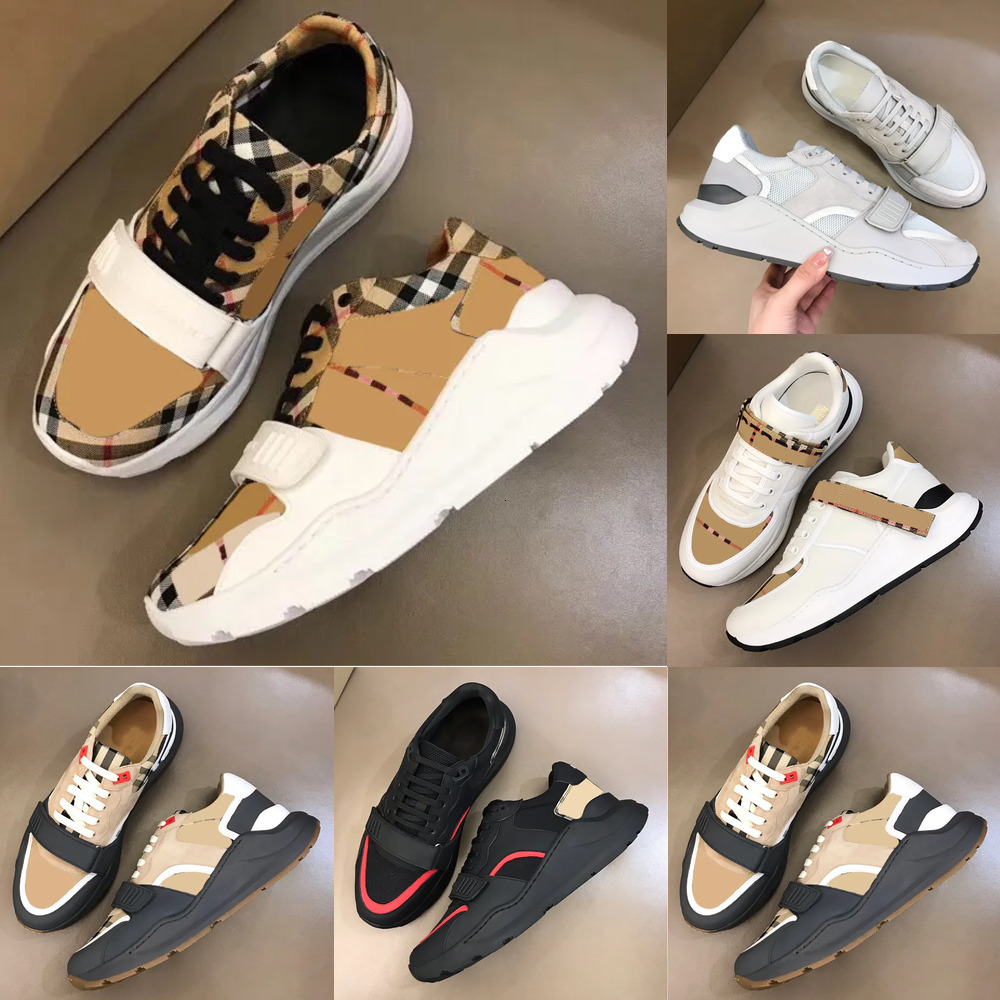 Classic Designer Sneakers Casual Striped Brand Sneaker Platform Trainer Flats Outdoor Shoe Season Men Women Shoes