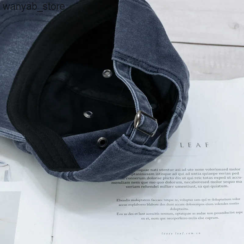 Ball Caps Washed baseball cap with glasses suitable for both women and men cat ear pilot snap cap gorilla outdoor sun hat unisex style L240910