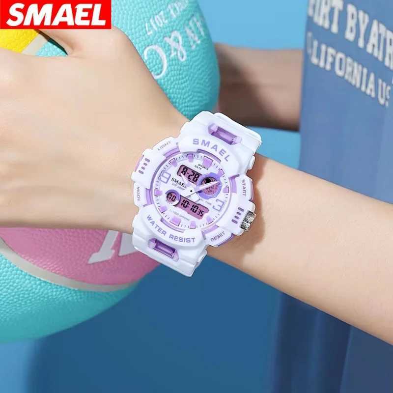 SMAEL 8083 Student Digital Youth Movement Mtifunctional Candle Alarm Clock Waterproof Luminous Girl Ectronic M241128