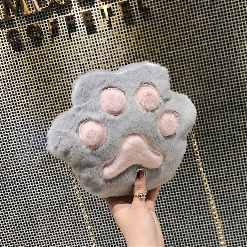 Free Shipping Totes Cute Bear Small Crossbody Bags Girls Zipper Shoulder Bag Soft Plush Coin Purse Handbags Designer Bag Luxury Bag Tote Bag