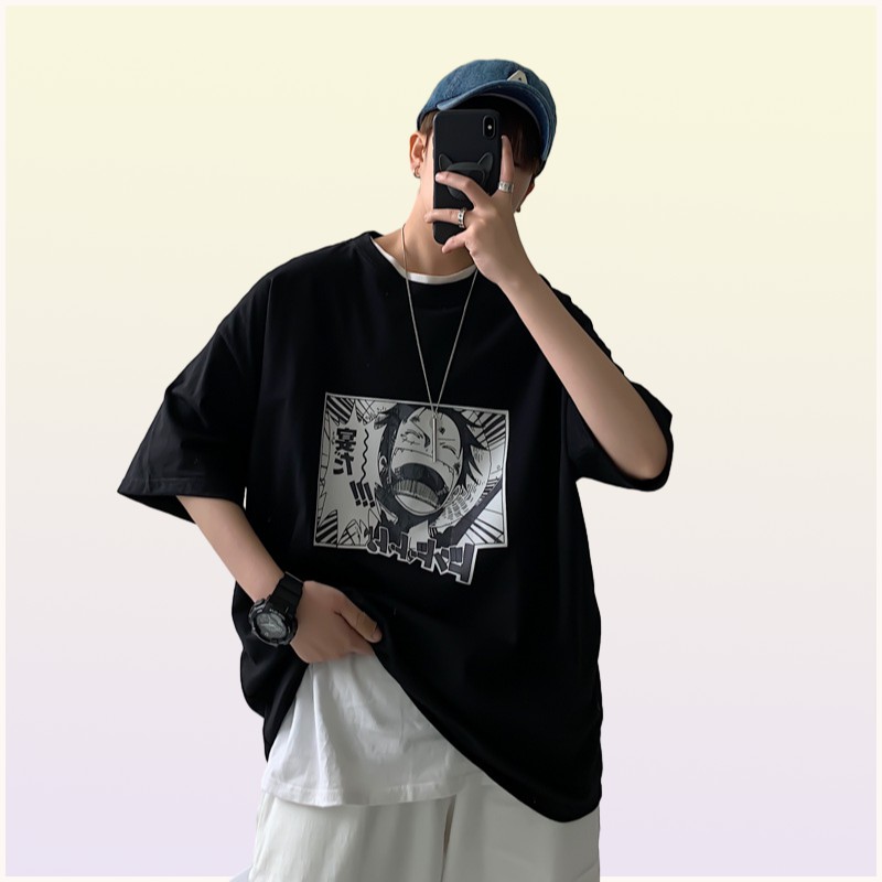 Anime One Piece T-shirt Japanese Harajuku T Shirt for Men Women Clothes Monkey D ffy Tshirt Male Streetwear Tee Top Summer