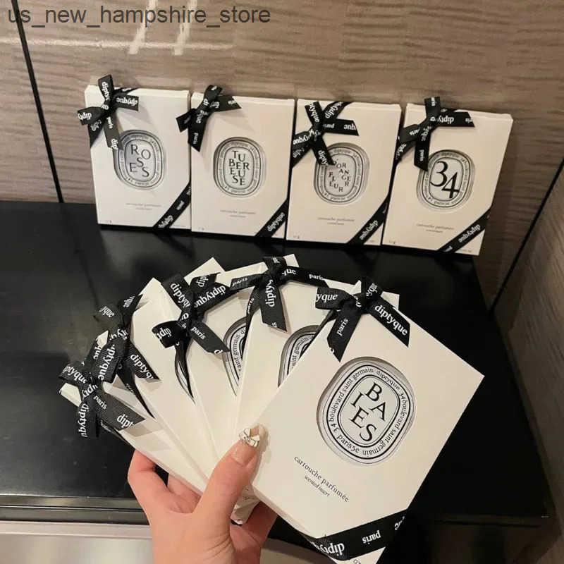 Car Air Freshener 2024 Diptyques Car perfume Aromatherapy Odor Remover Keep Fresh Air More perfume Suspension Rope perfume Diffuser J241129