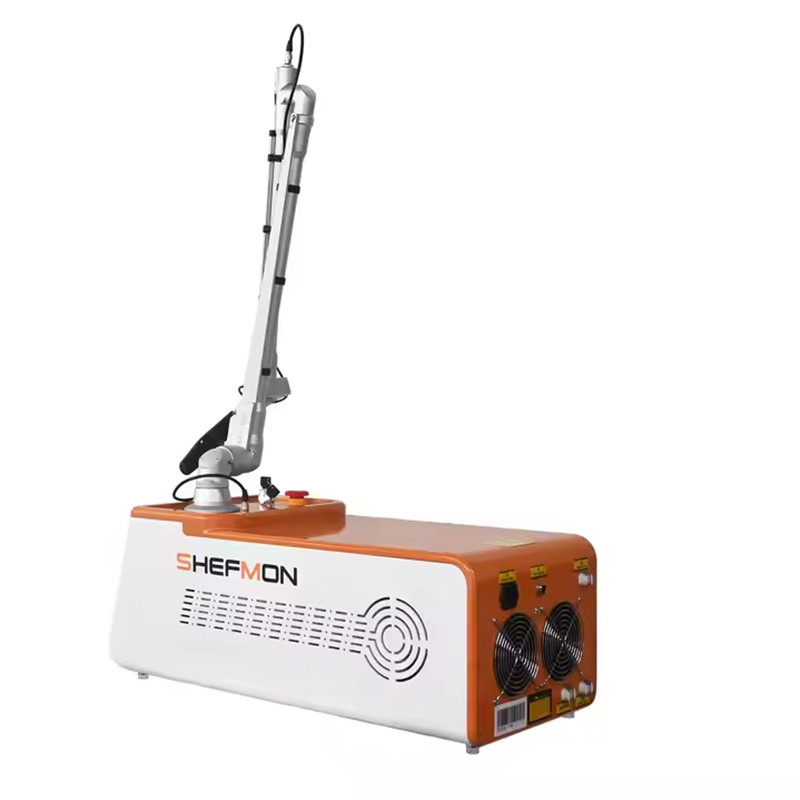 Portable carbon laser peel picosecond anti acne whitening face nd yag laser q switch tattoo removal machine