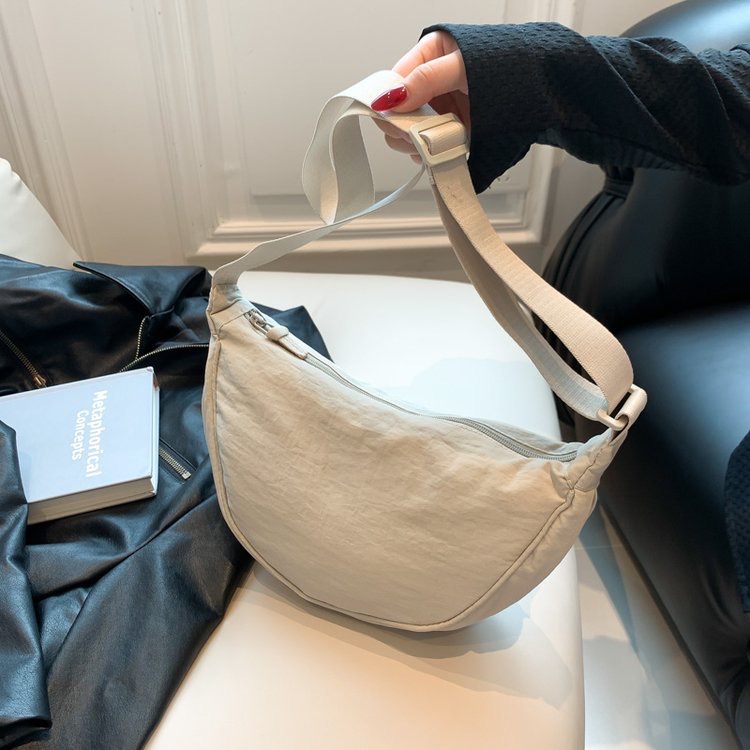 U Home Fitting Room Same Style Shoulder Nylon New Fabric Micro Wrinkled Waterproof Crossbody Yangqi Dumpg Bag