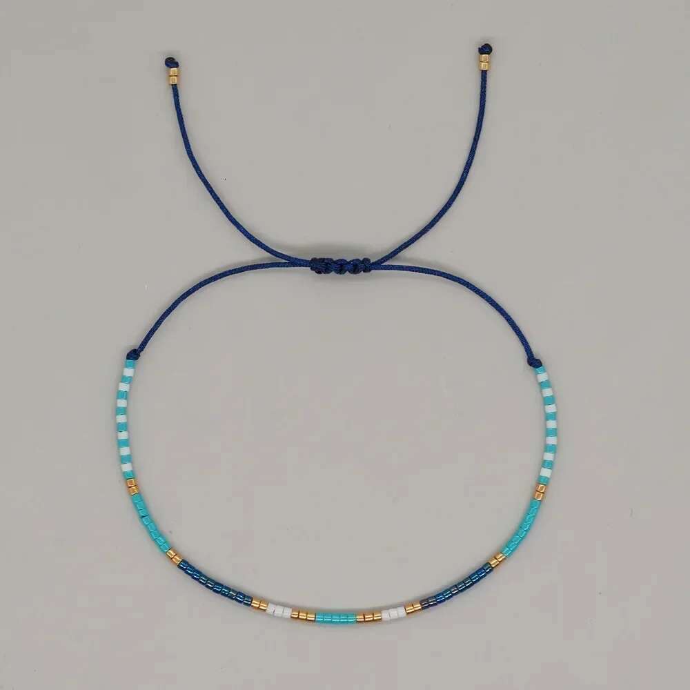 Boho Chic Seed Beads Bracelets Women Colorful Friendship Adjustable Bohemian Choker Jewelry Charms Party Gift Fashion