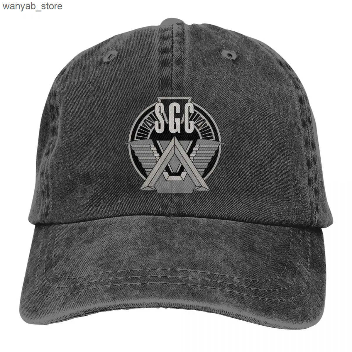 Ball Caps SGC Stargate Command Hat Set Mens Baseball Hat Retro Stargate Command Hat Adjustable L240910