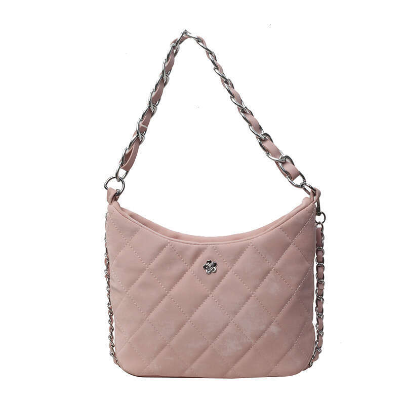 Gge Embroidery Thread Large Capacity Bag New Women's Spring Versatile Retro Chain Crossbody Bucket Fashion Quality Classic B2