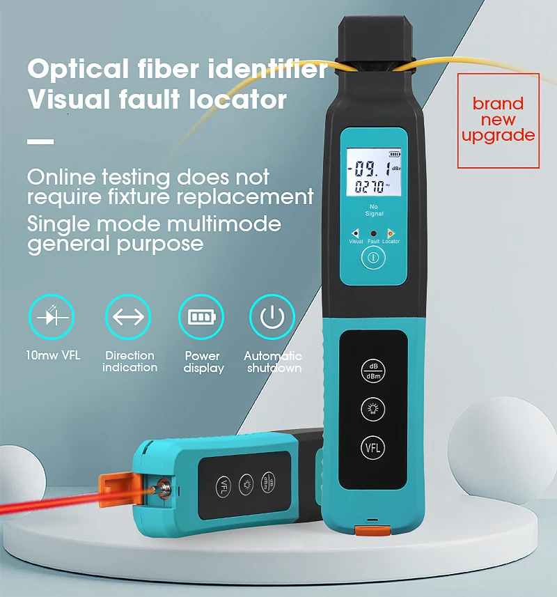 Portable Light source Optical light source Optical Power Meter +AUA-40 Live Fiber Identifier Optical Fiber Identif VFL OPM