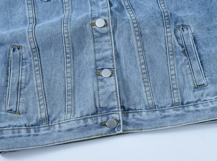 Sping Autumn Blue Denim Jacket Women Casaco Feminino Casual Cowboy Coat Woman Chaqueta Mujer Jaqueta Jeans Outerwear Clothes 241129