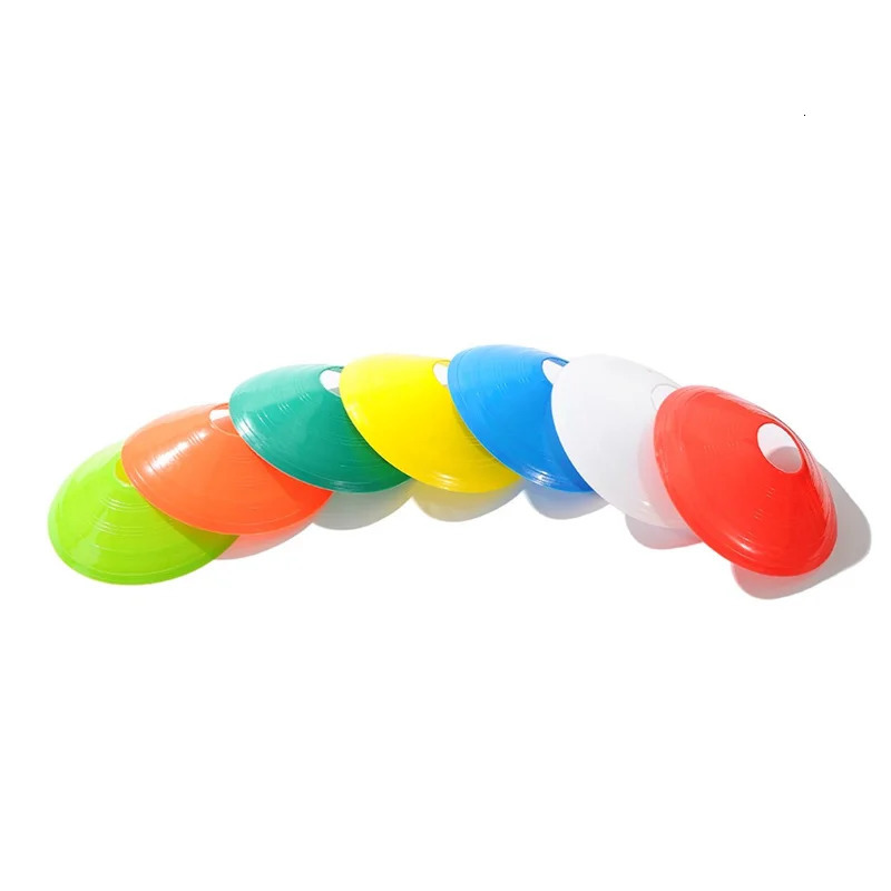 10pcs Soccer Cones Set Football Training Equipment for Kid Pro Disc Cones Agility Exercise Obstacles Avoiding Sports Accessories 240429