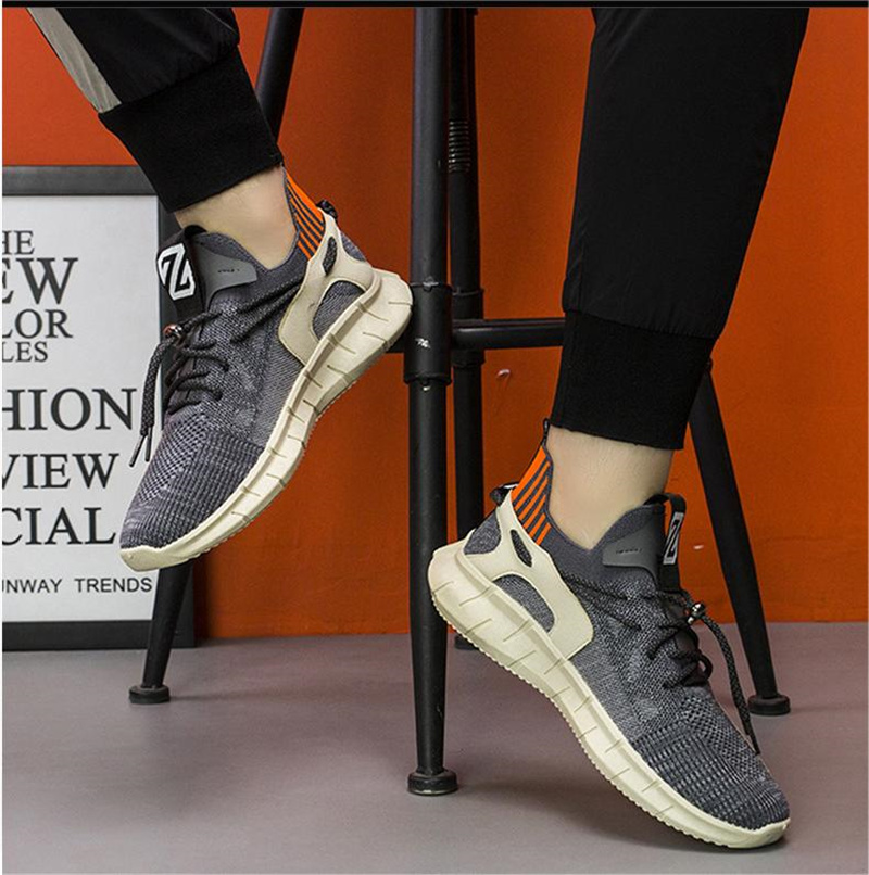 Spring New Ddmysports Fashion Trend Sports Breathable Casual Men S Grey Shoes GAI Outdoor hoes