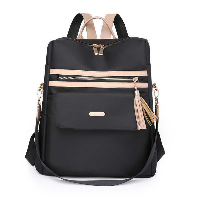 Leisure backpack Oxford cloth outdoor travel backpack 2023 new fashionable women's backpack women's backpack 241129