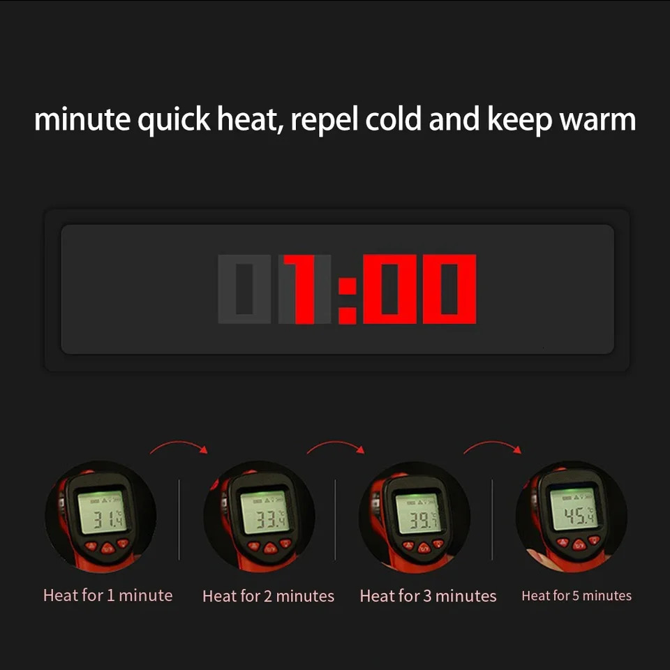 Womens Mans Soft Infrared Electric Heated Suit Flexible Thermal Gel 9Heating Zones Cotton Glaze USB Winter Autumn Sports 241129