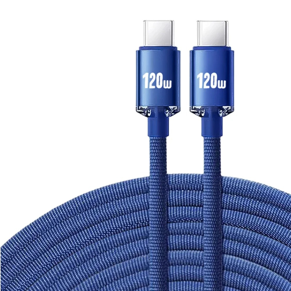 Super Fast Quick Charging 6A 120W USB C to USB-C PD Cable 1m 1.5M 2M Type c Cables For Samsung S10 S20 S23 S24 Htc LG Android phone 15/15promax