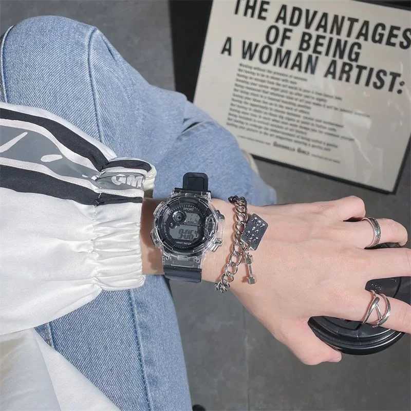 Wens student party teenage high school student glacier white girl high beauty sports Ectonic Reloj Mujer Only M241128