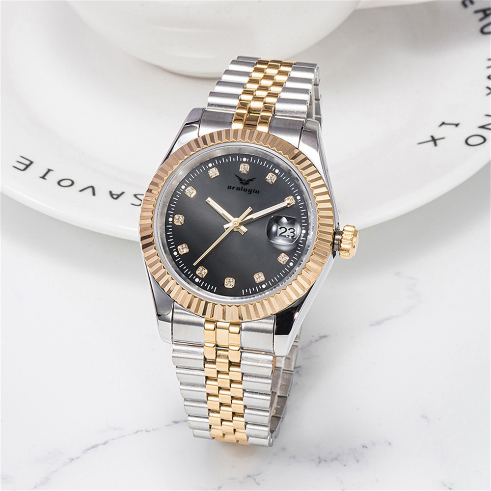 AAA dupe montre de luxe mens automatic mechanical watch silver strap Sapphire glass full stainless waterproof wristwatch lady gold watches Couple watches
